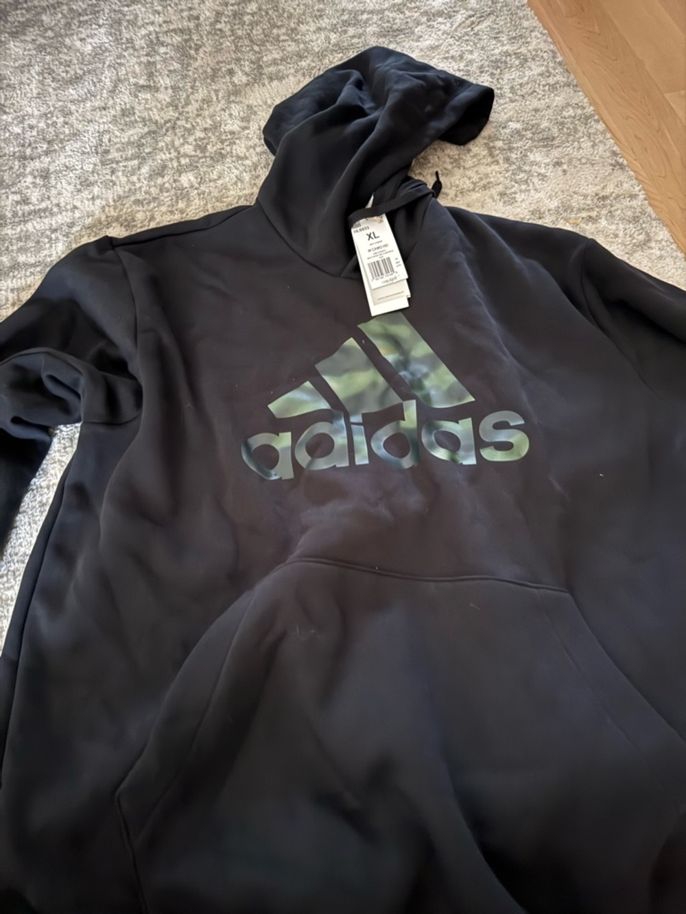 Adidas Black Hoodie with Tag
